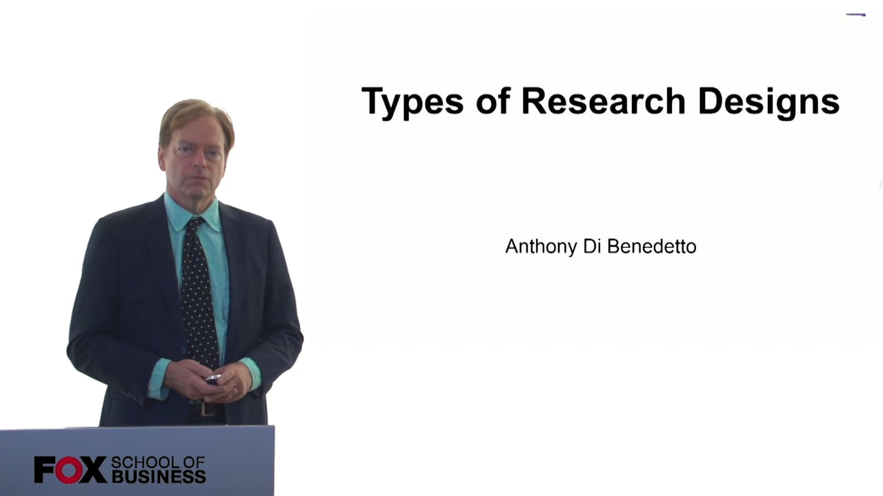61046Types of Research Designs