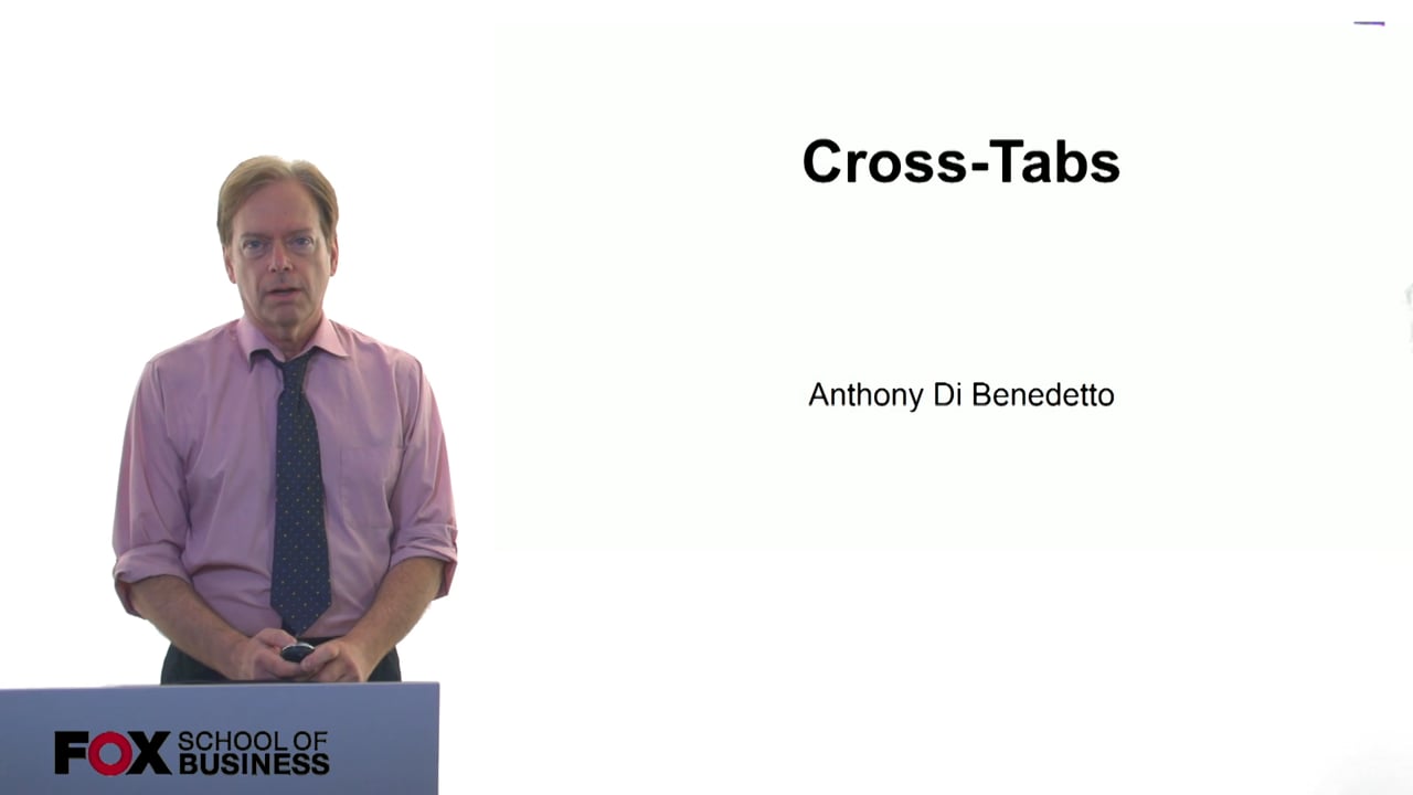 Cross-Tabs