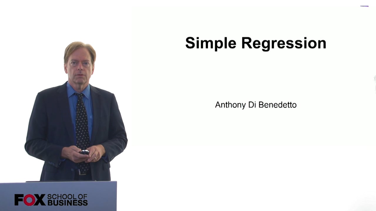 Simple Regression