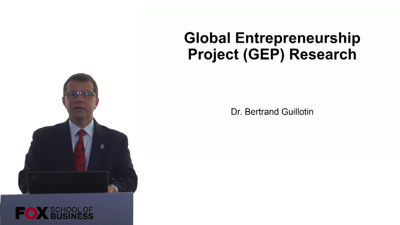 Login to view Global Entrepreneurship Project (GEP) Research