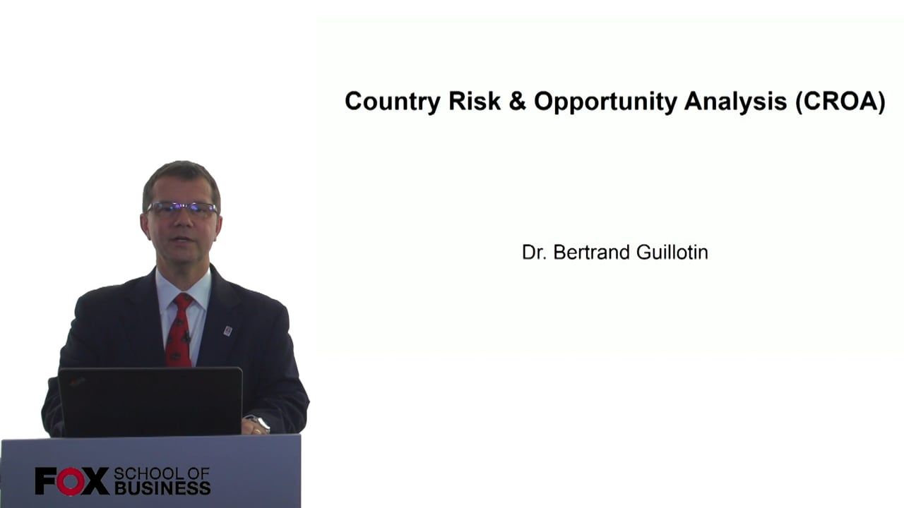 Login to view Country Risk & Opportunity Analysis (CROA)