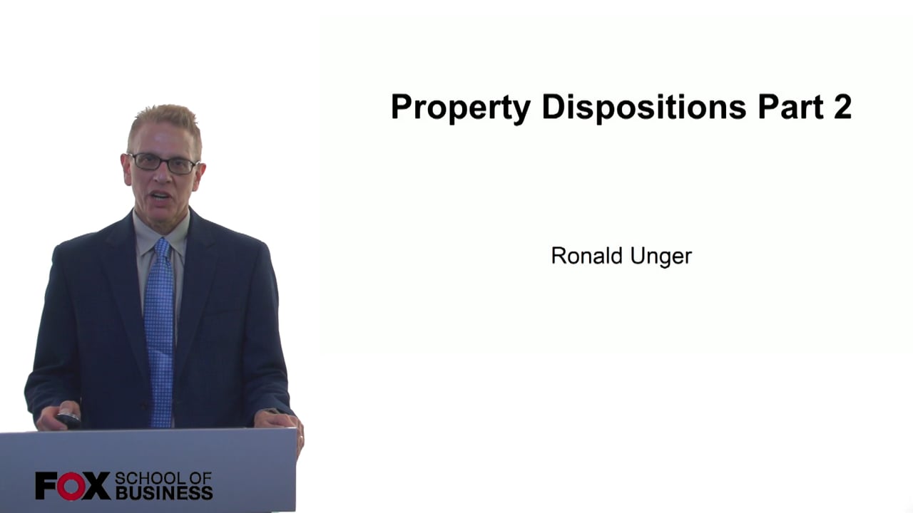Login to view Property Dispositions Part 2
