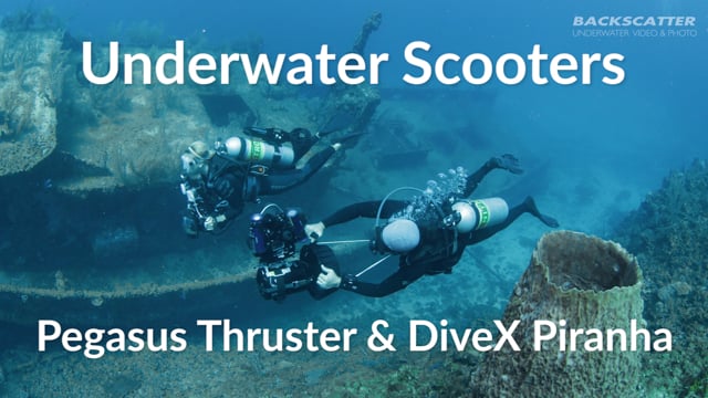 Underwater Scooter/DPV Review - Which one is for me? - Pegasus Thruster & DiveX Piranha P1