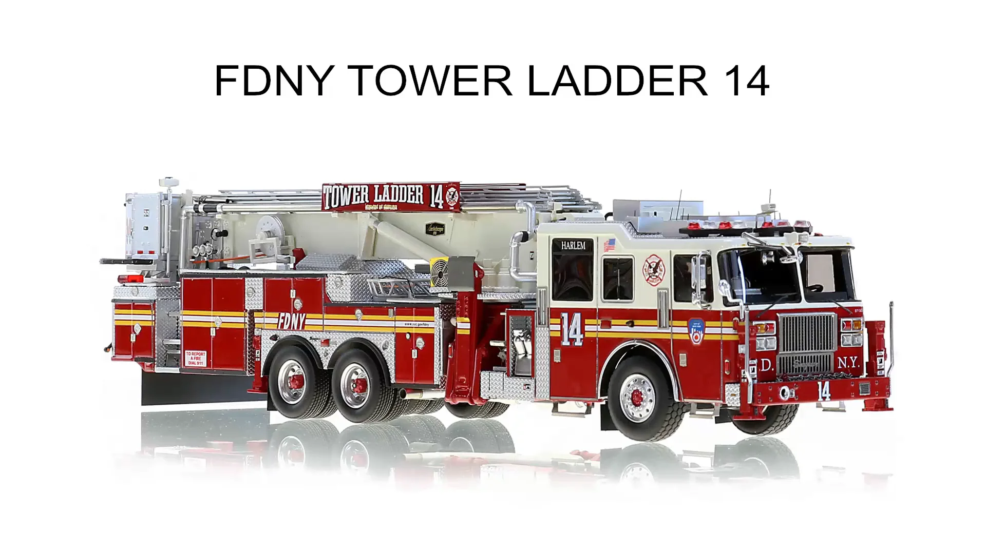 Fire Replicas FDNY Tower Ladder 14 Scale Model