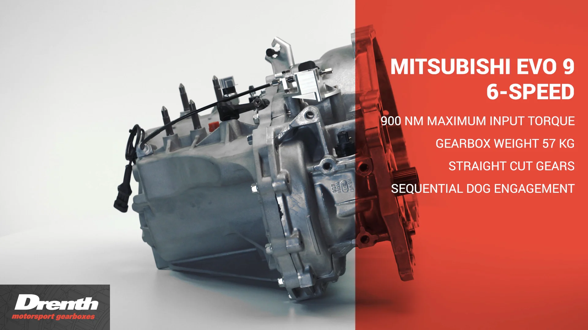 Mitsubishi EVO VI-IX 6-Speed Sequential - Drenth Gearboxes