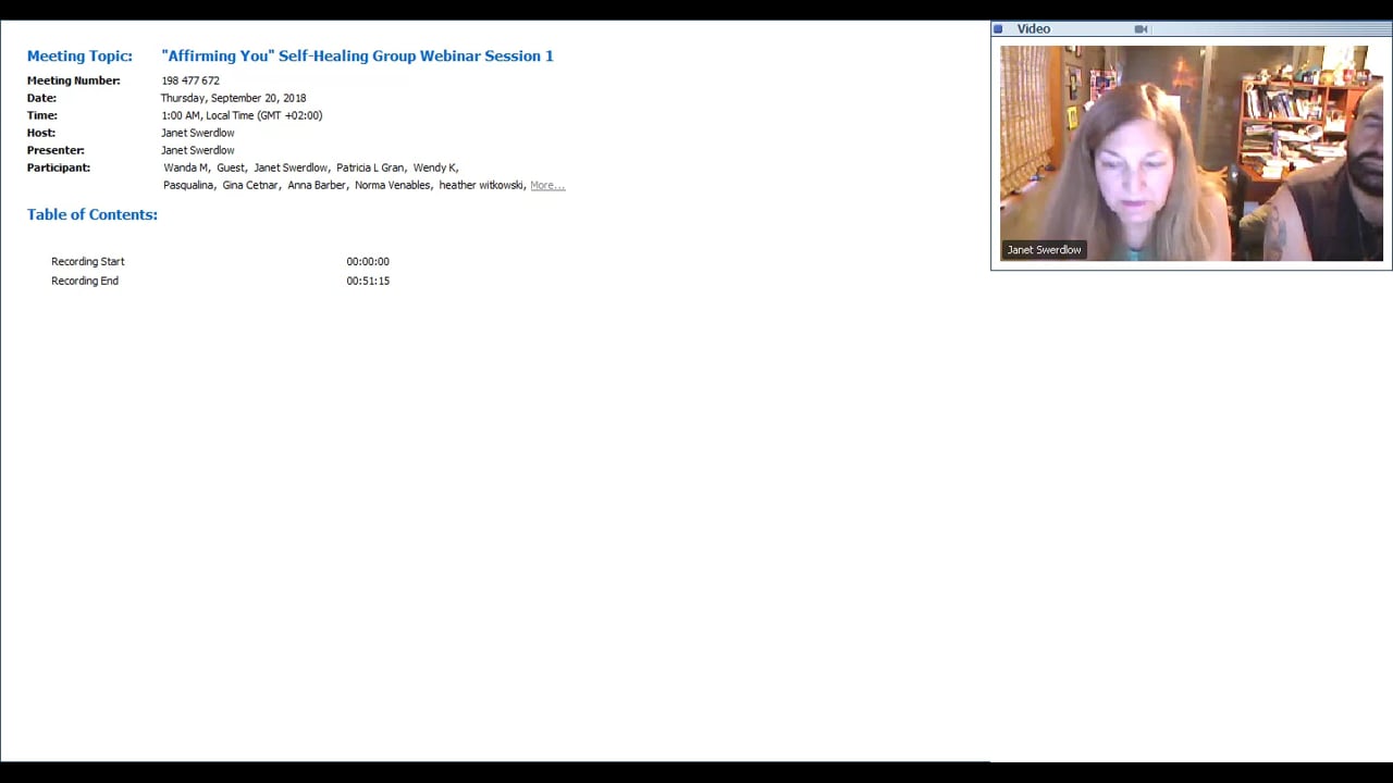 Affirming You Self-Healing Group PPV Webinar Session 1