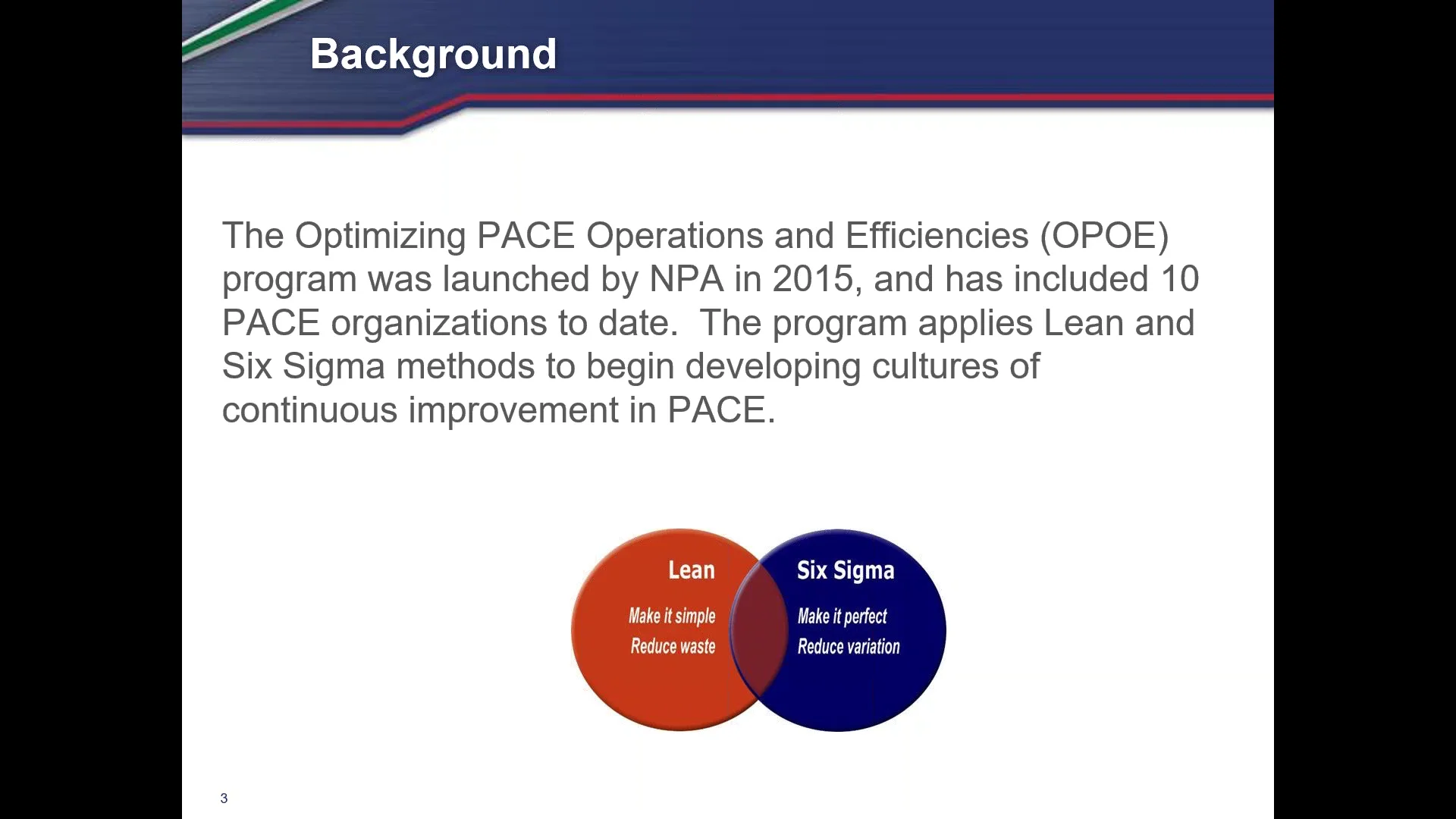 Optimizing PACE_ A Learning Collaborative to Improve Efficiency 09.18.18