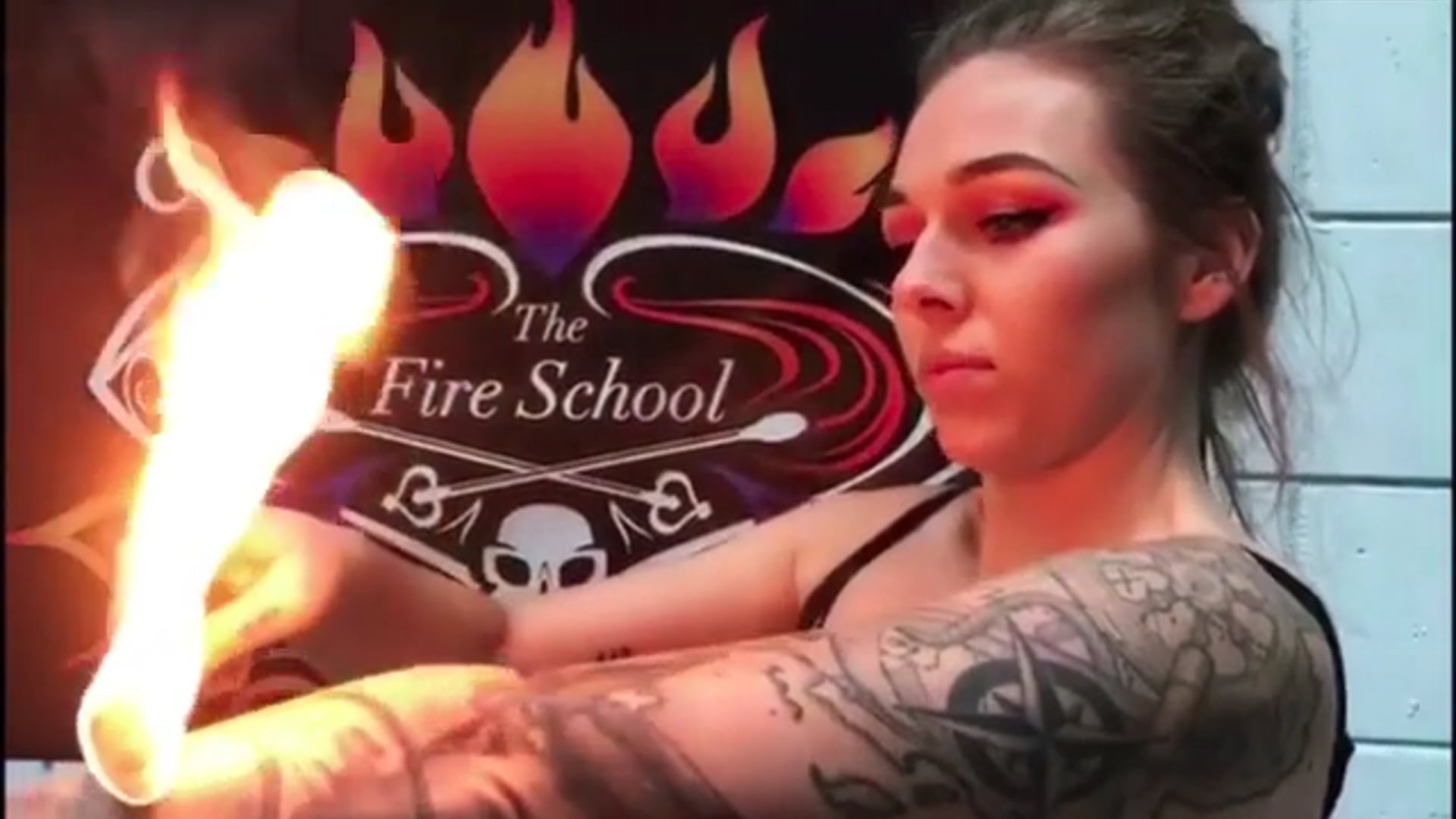 Marcia - beginners private body burning and fire eating class