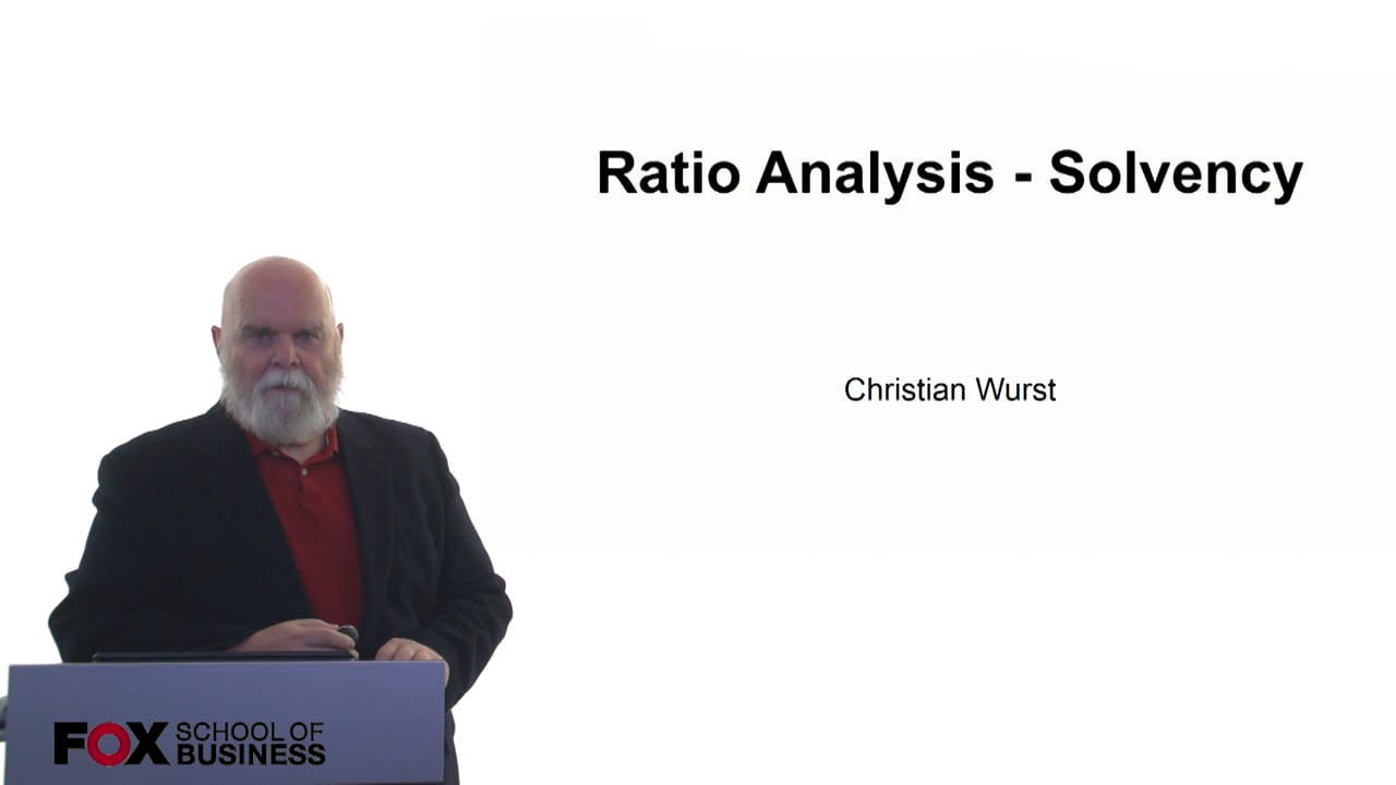 Ratio Analysis – Solvency