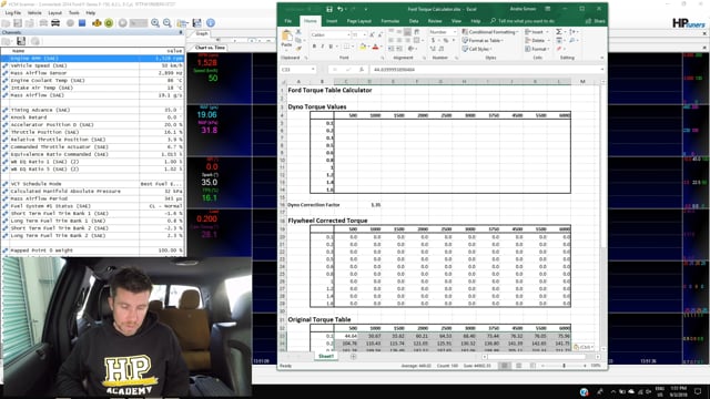 Practical Reflash Tuning: Step 5-C: Configuring Torque Tables