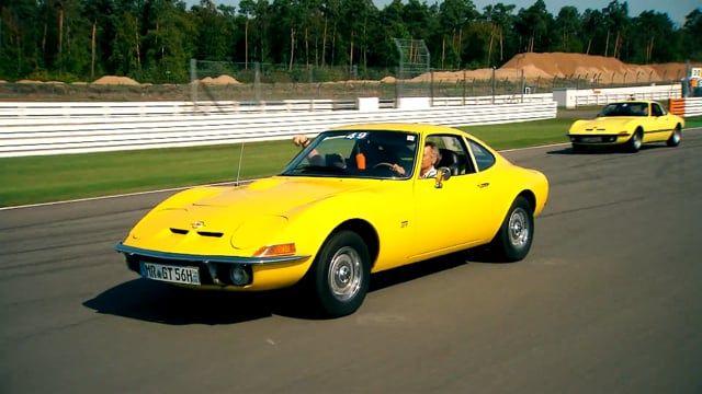 50-Jahre-Jubiläumsfeier des Opel GT in Hockenheim