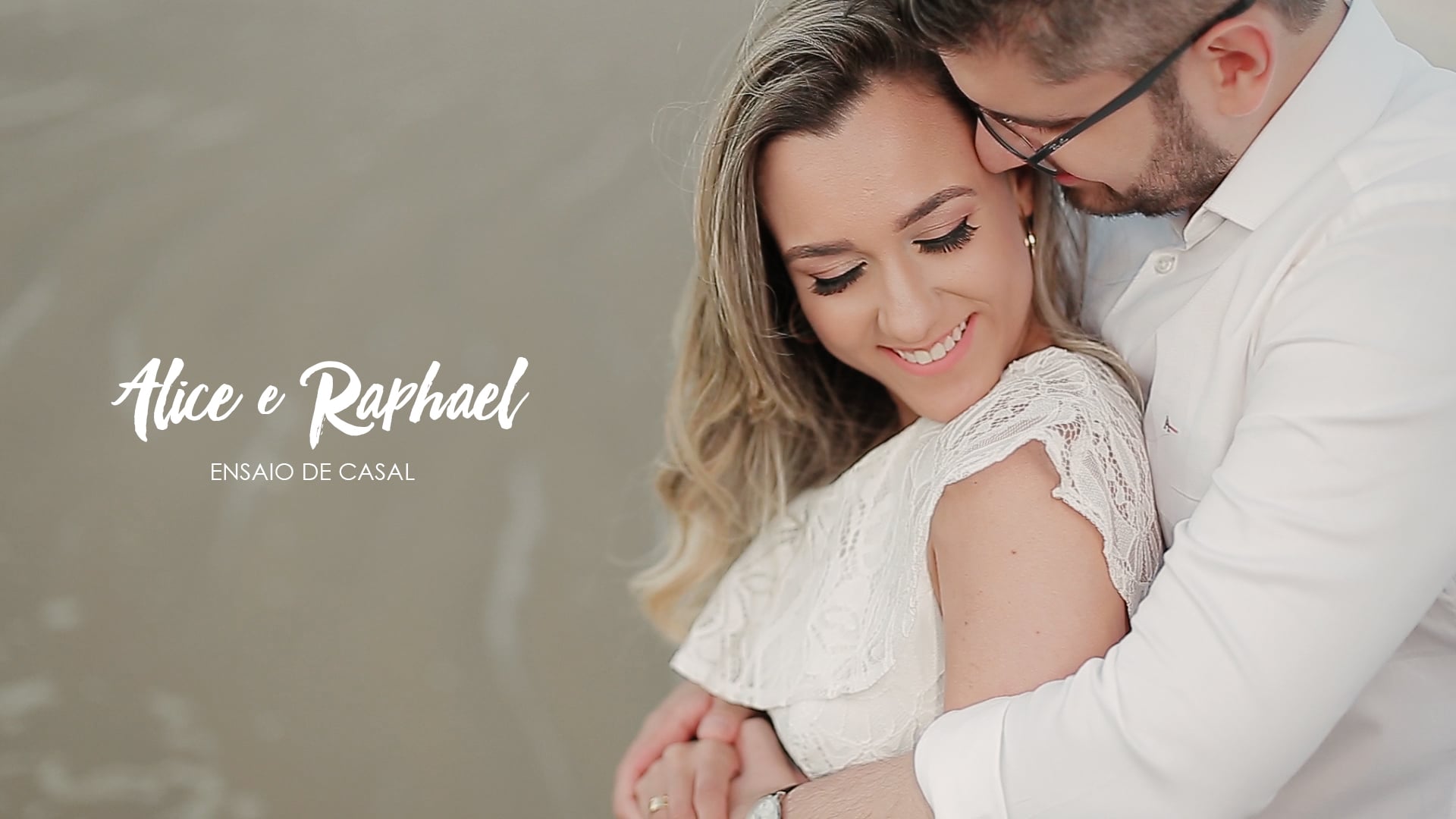 Ensaio de Alice e Raphael