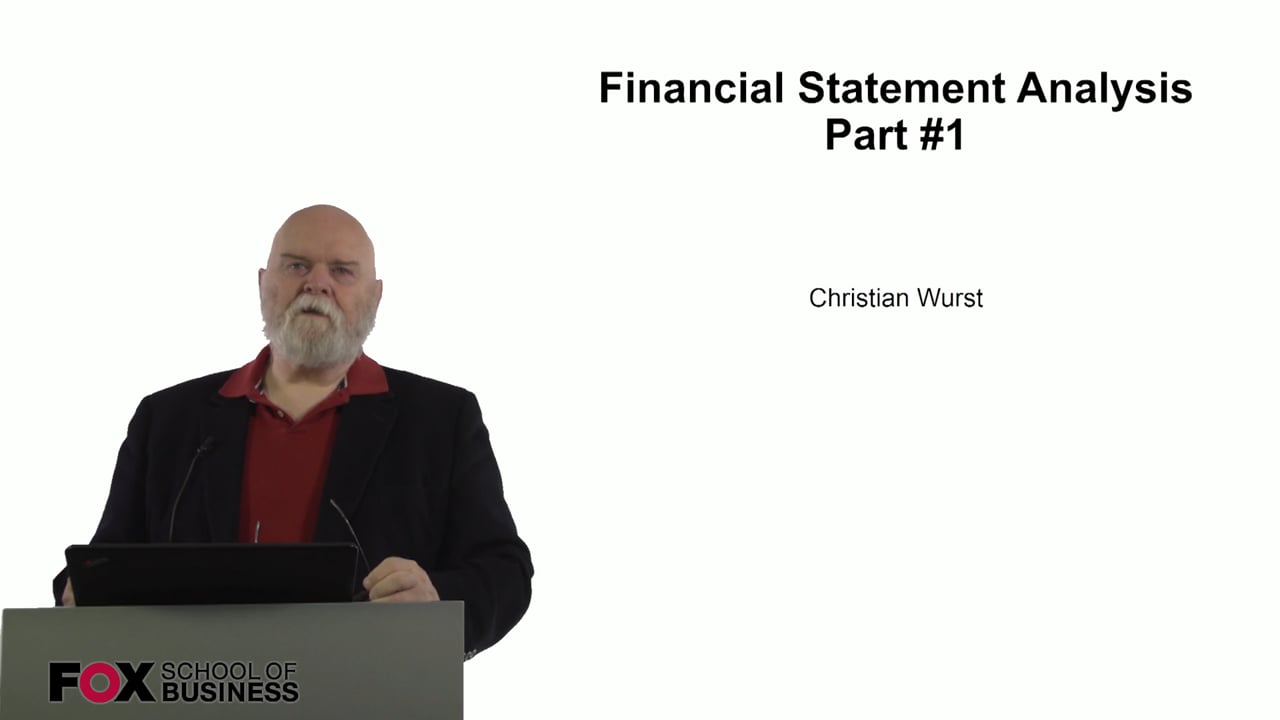 Login to view Financial Statement Analysis Part 1