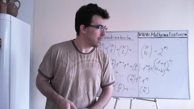 Kombinatorika - Binomická věta 4 - Příklad s důkazem pomocí Binomické věty