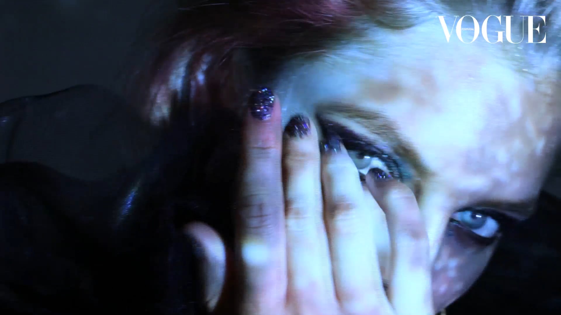 Vogue Portugal Glitter Party Fashion Beauty Editorial Video Directed by Jamie Nelson