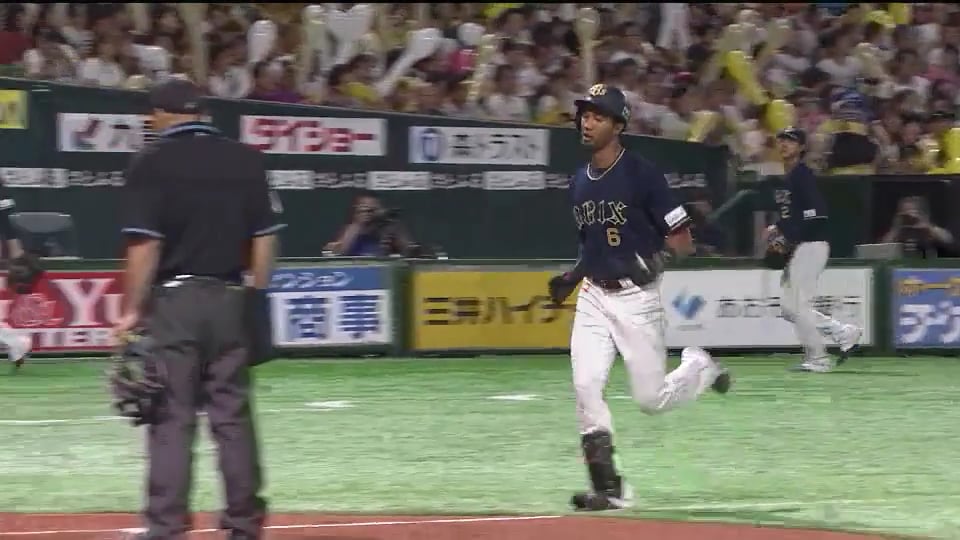 【7回表】ホームランテラスへ一直線!! バファローズ・宗 第2号3ラン!! 2018/9/22 H-Bs