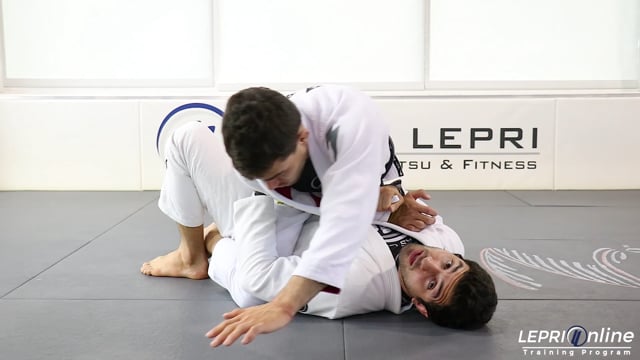 Mount Escape by Trapping the Leg and Arm