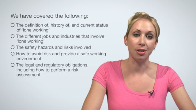 Module 05: Lone Worker Legalities and Regulations - Video Thumbnail