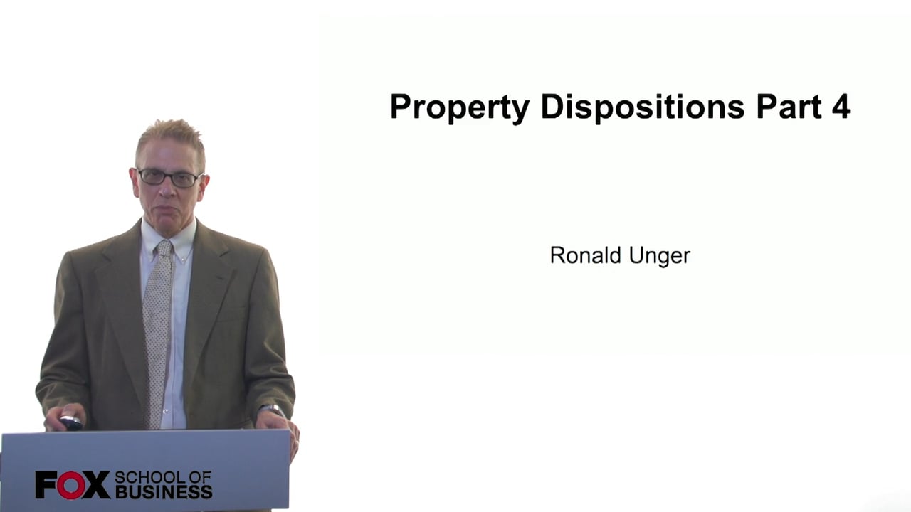 Login to view Property Dispositions Part 4