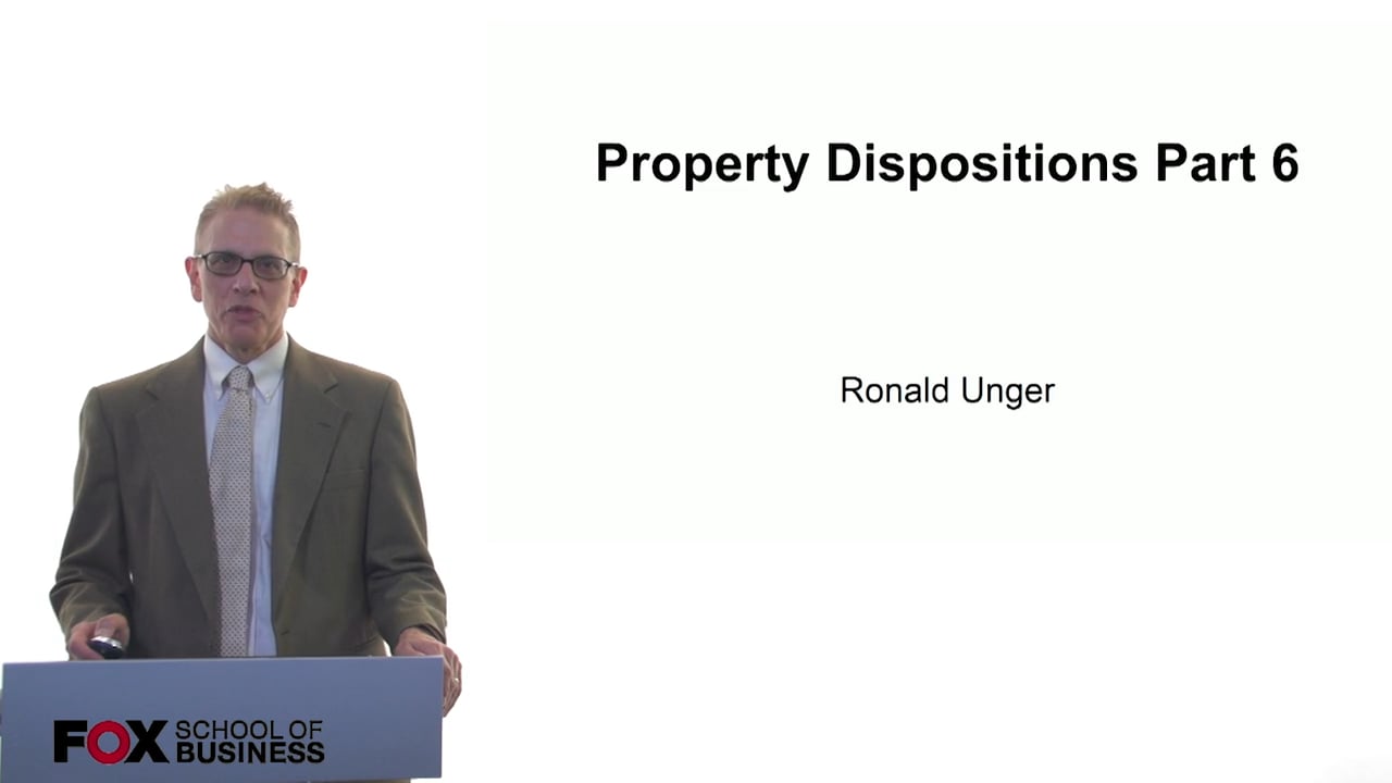 Login to view Property Dispositions Part 6