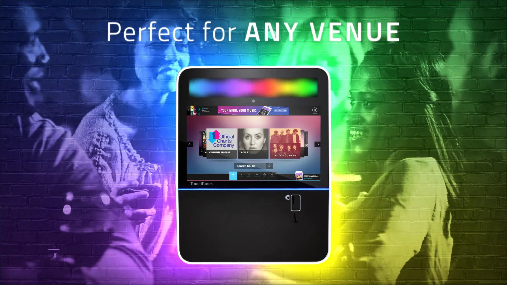 Touchtunes uk launches its most innovative jukebox the angelina on vimeo