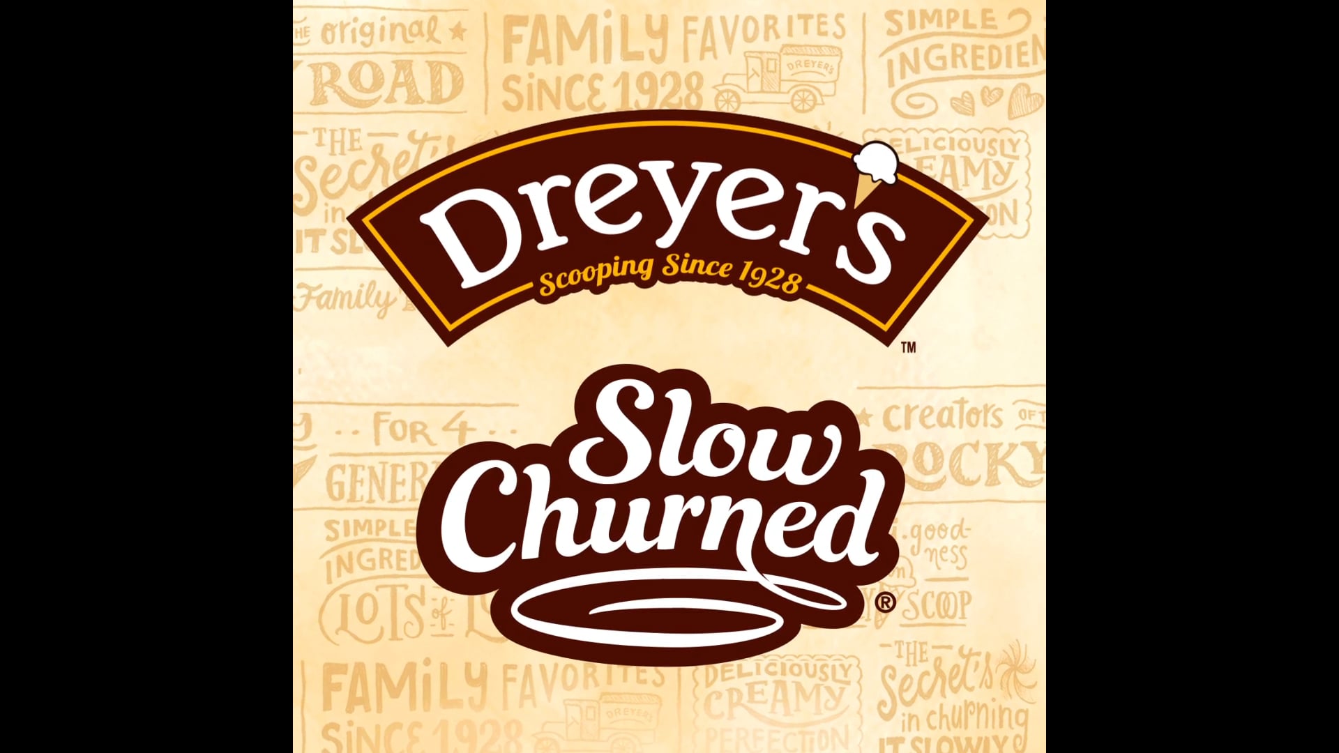 Dreyer's slow Churned "All the Flavor"