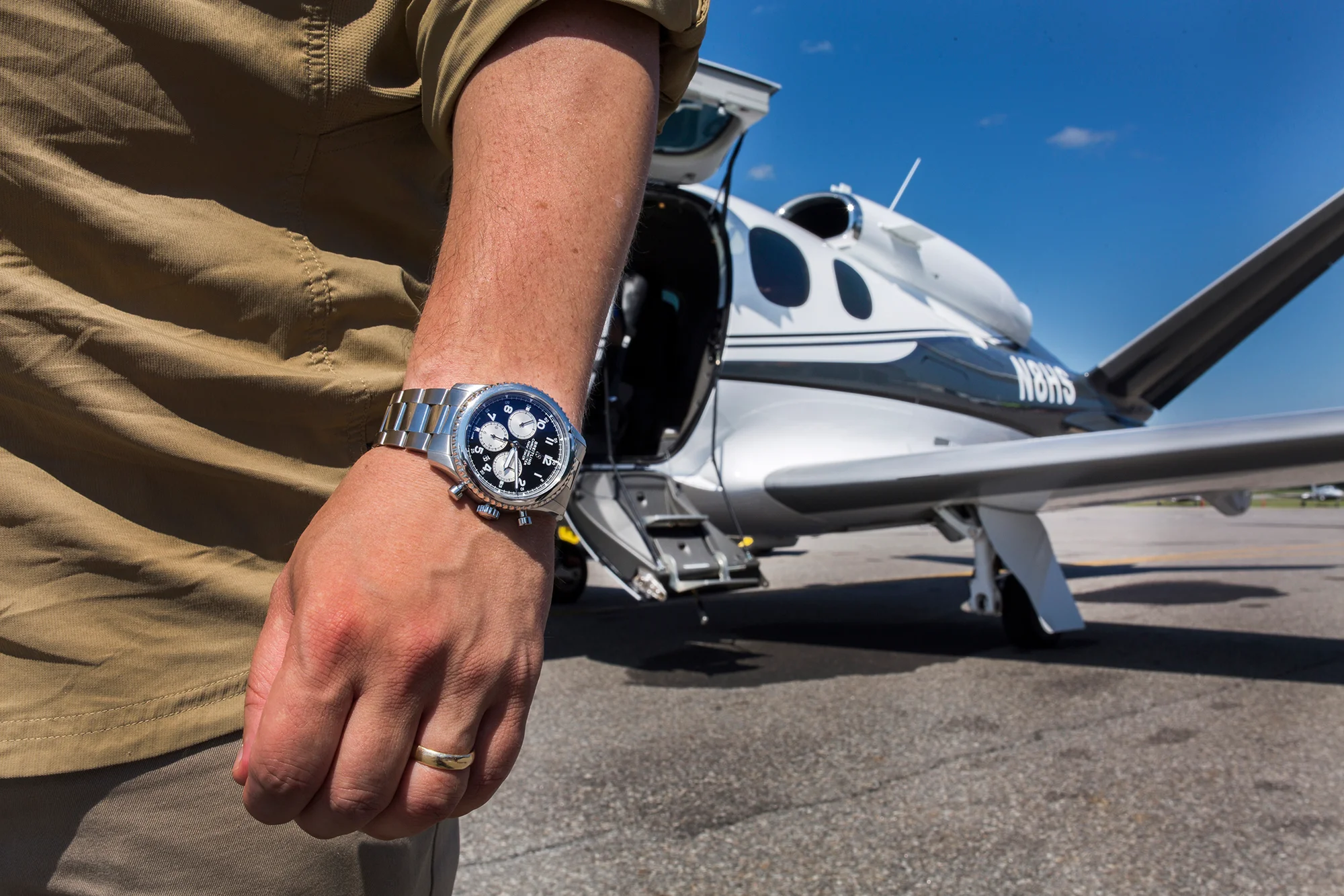 Breitling shop on wrist