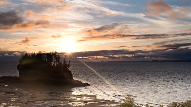 Tides & Sunset, Bay of Fundy
