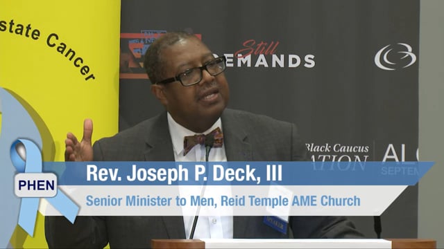 Community Education and Awareness Outreach with Rev. Joseph Deck, III