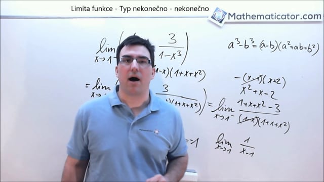 Limita funkce - Typ nekonečno - nekonečno 4. 2. 2015