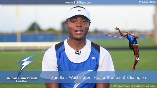 Sundiata Washington, National Junior Olympian, All-American High, Honor Student