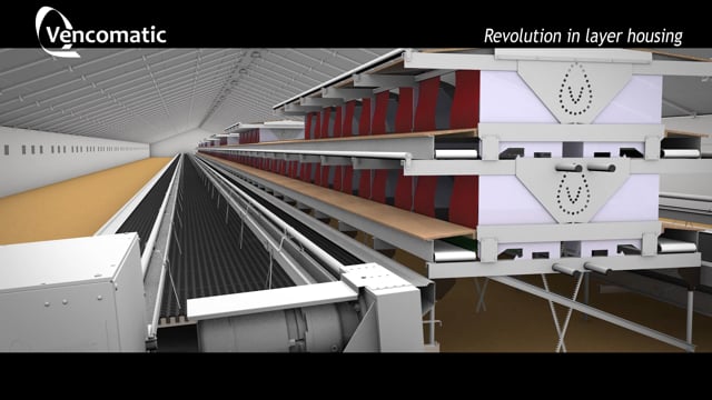 Revolution in layer housing  -  Vencomatic