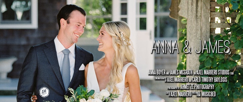 Wedding Video poster for Anna & James Highlight Video