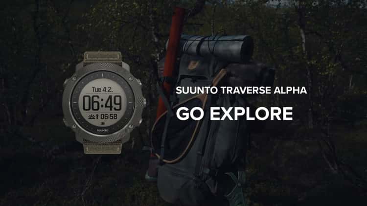 Suunto traverse alpha online all black