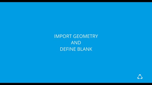 Altair Inspire Form -1. Geometriák importálása és a teríték meghatározása