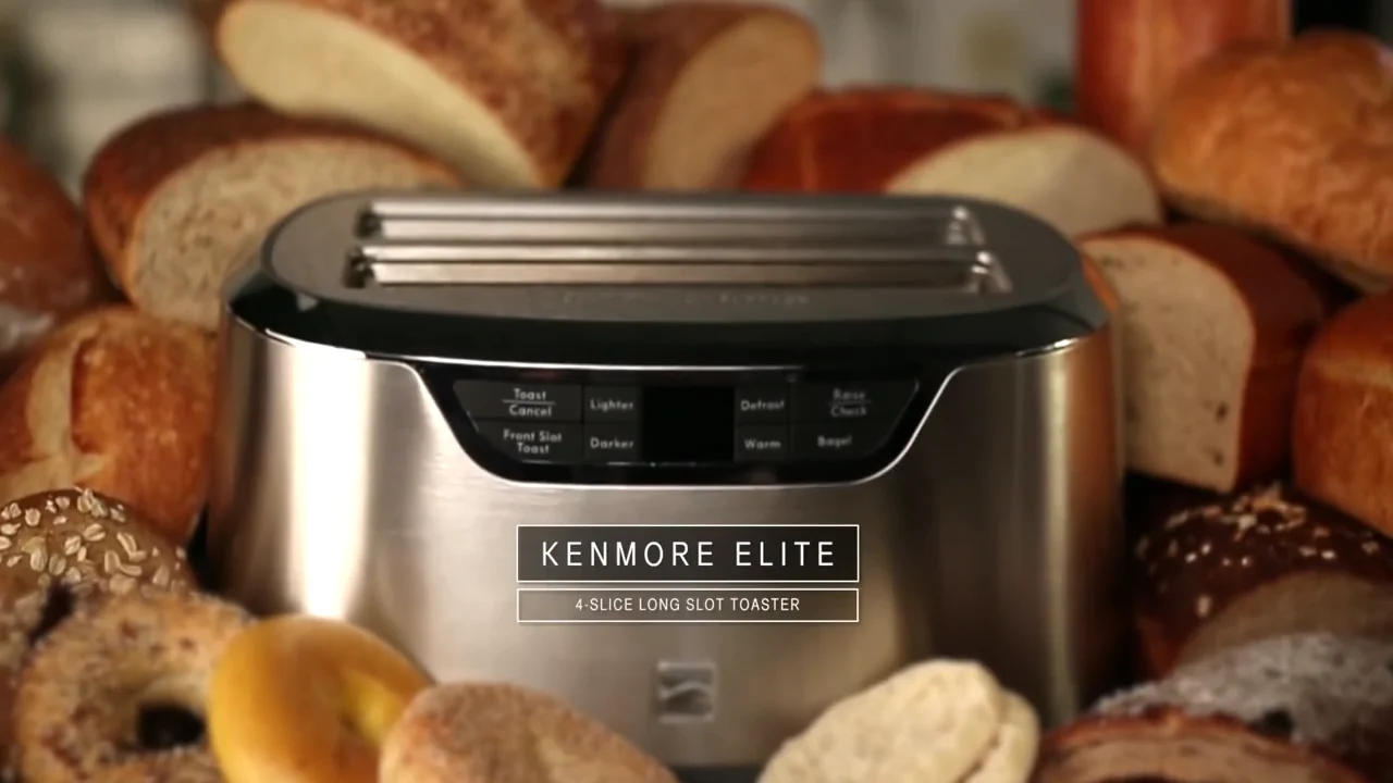 Kenmore Elite 4-Slice Long Slot Toaster 