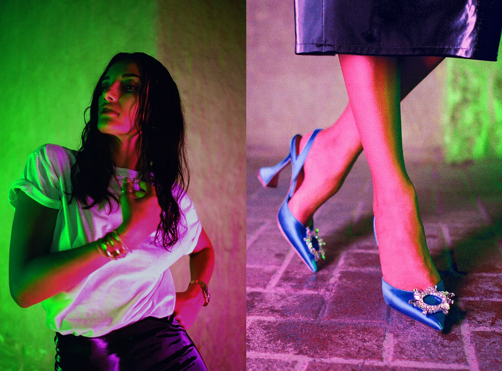 Day by Night | Amina Muaddi x Level Shoes | Schön! Magazine Day by Night | Amina Muaddi x Level Shoes | Schön! Magazine