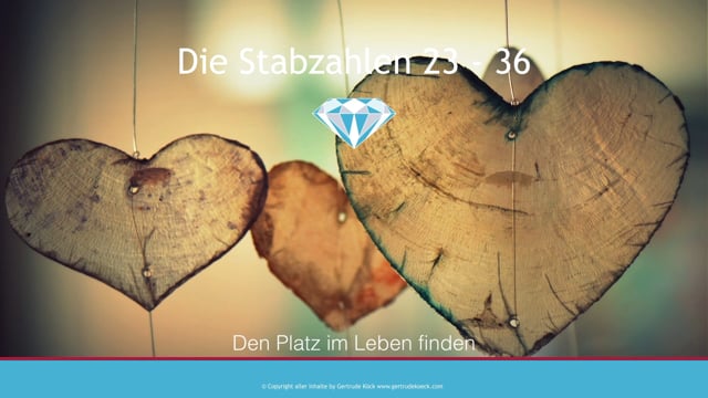 Die Bedeutung der Stabzahlen