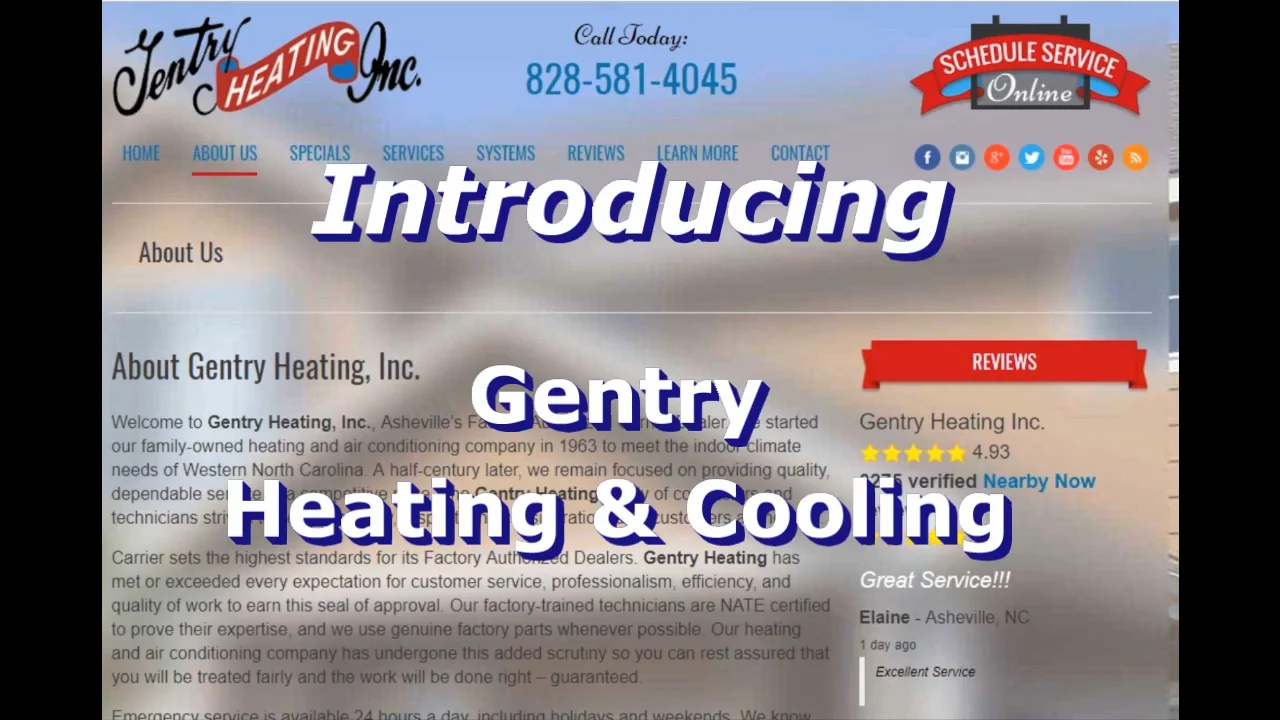 Gentry Heating Video for Prospective Buyers on Vimeo