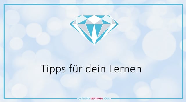 Tipps für dein Lernen
