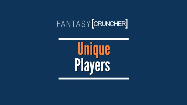 Fantasy Cruncher Daily Fantasy Sports Tools