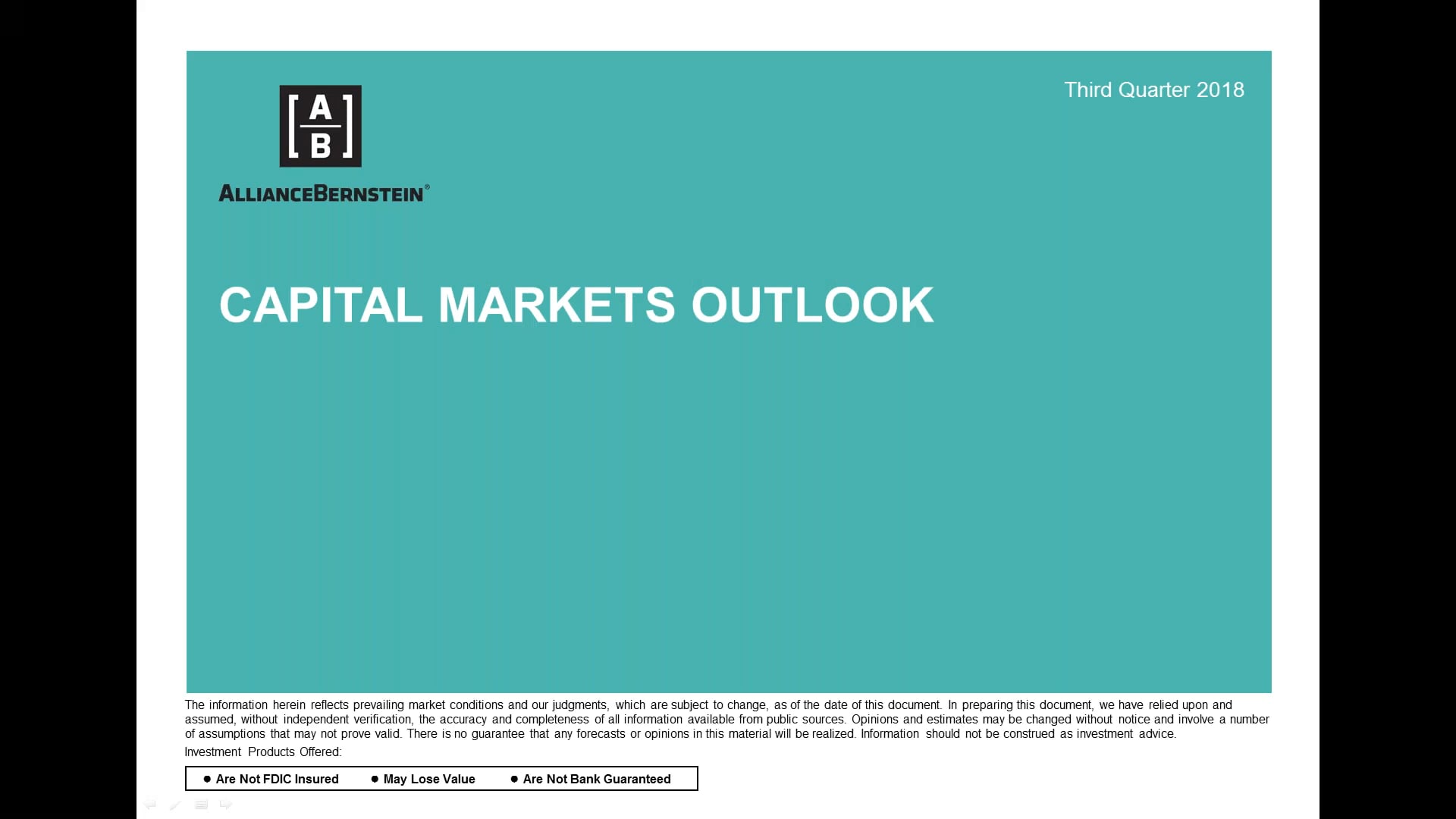 LSA AB Capital Market Outlook201809211717 on Vimeo
