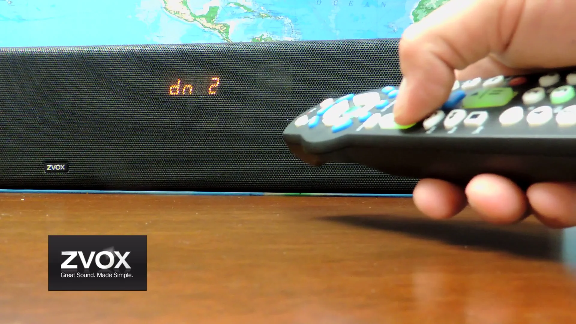 Zvox store soundbar remote