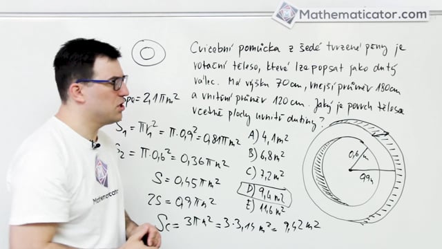 Maturita 2018 - 22. Stereometrie - Válec