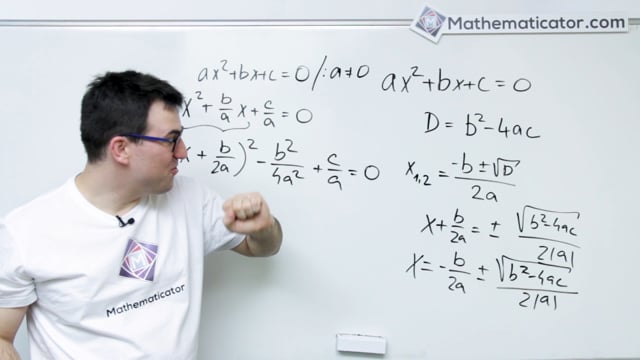 Kvadratická rovnice - kde se vzaly vzorečky pro řešení?