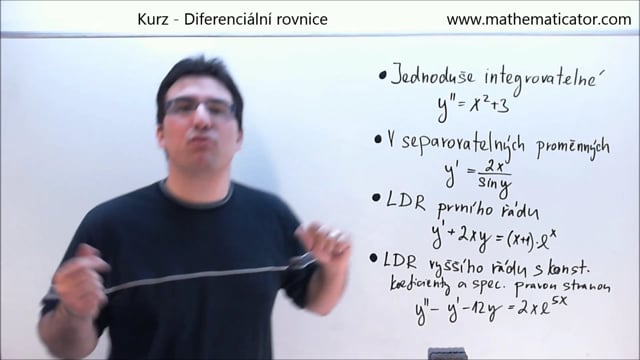 Kurz - Diferenciální rovnice