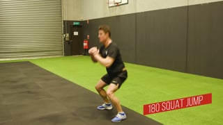 180 Squat Jump