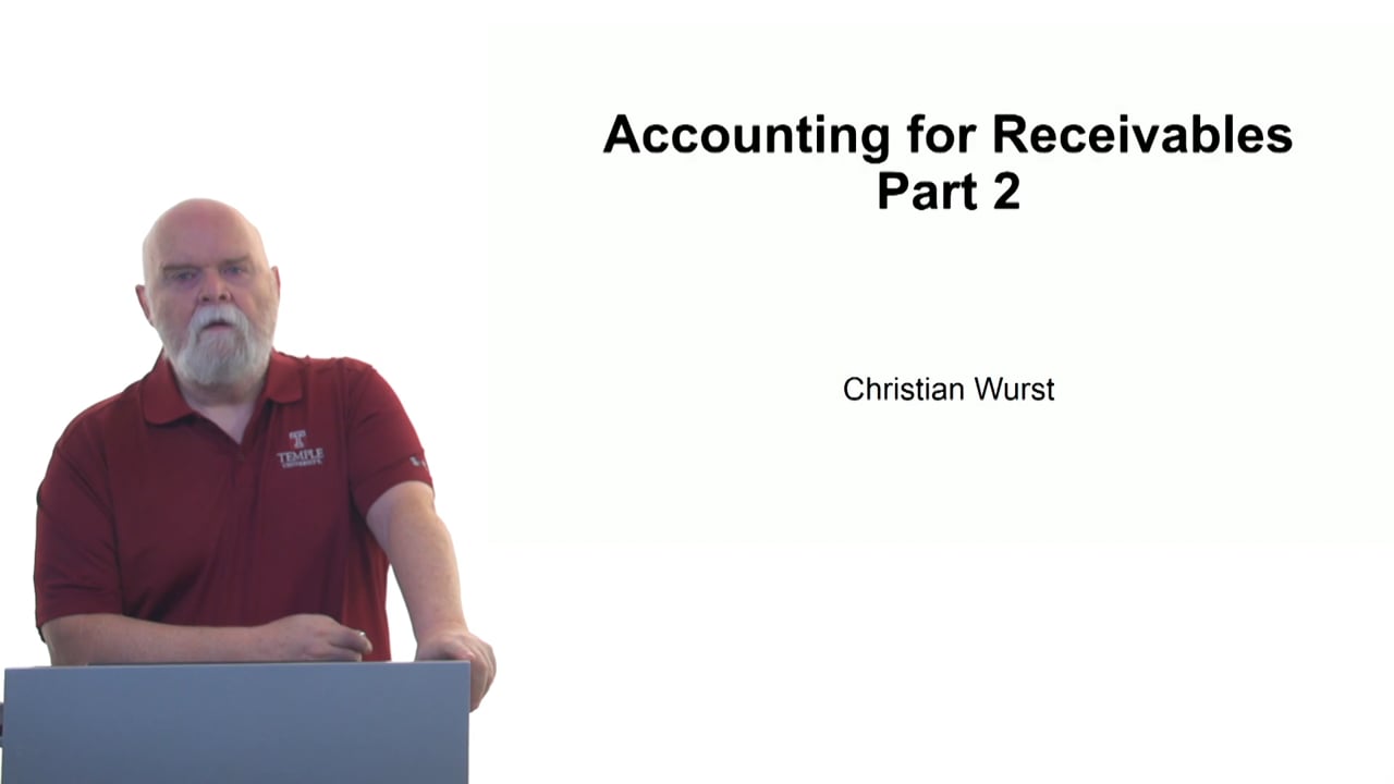 Accounting for Receivables Part 2