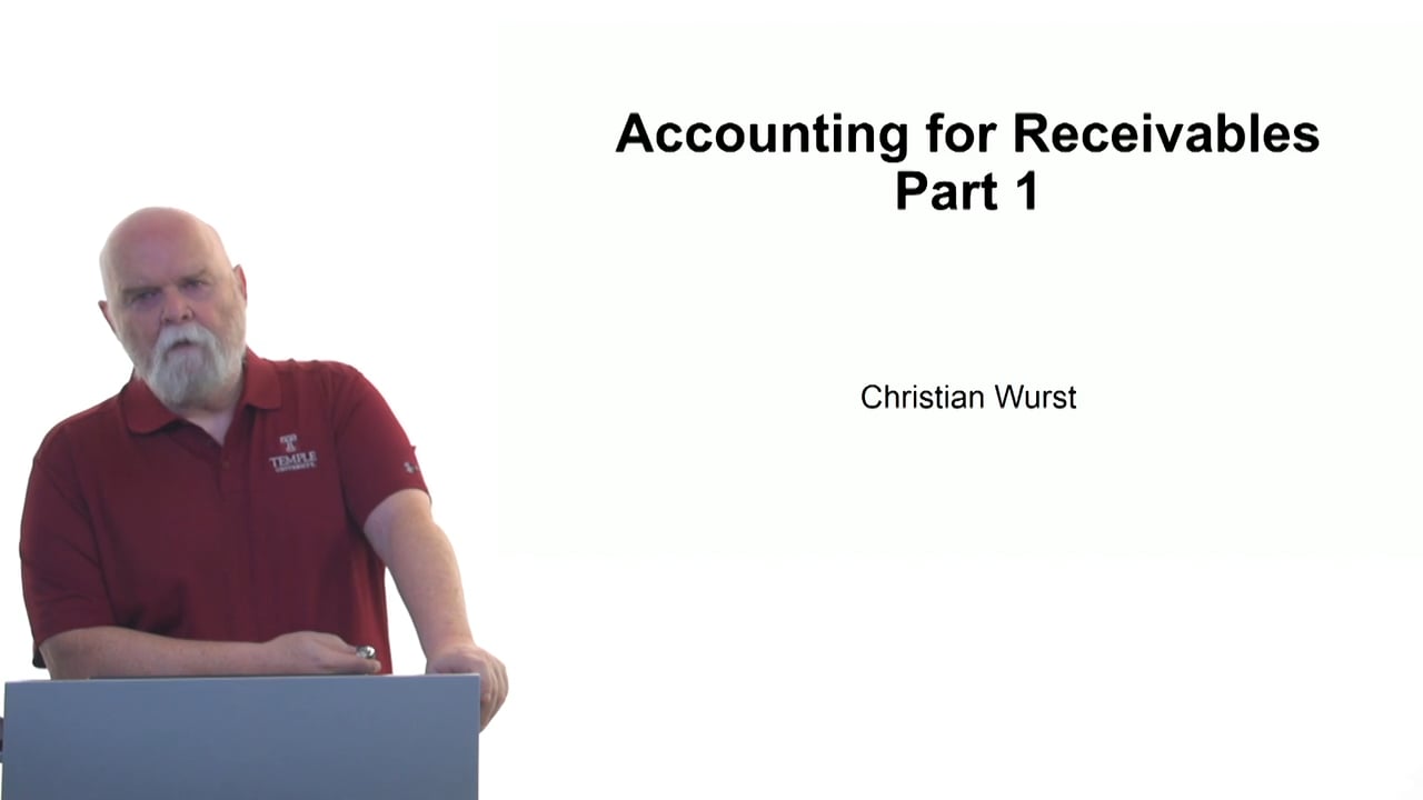 Login to view Accounting for Receivables Part 1