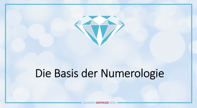 Die Basis der Numerologie